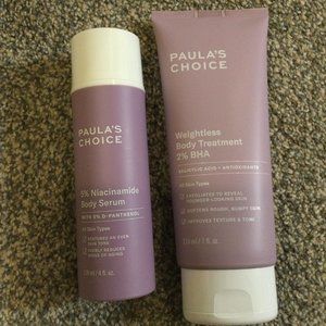 Paulas Choice Weightless Body Treatment 2% BHA , 5% Niacinamide Body Serum NEW!